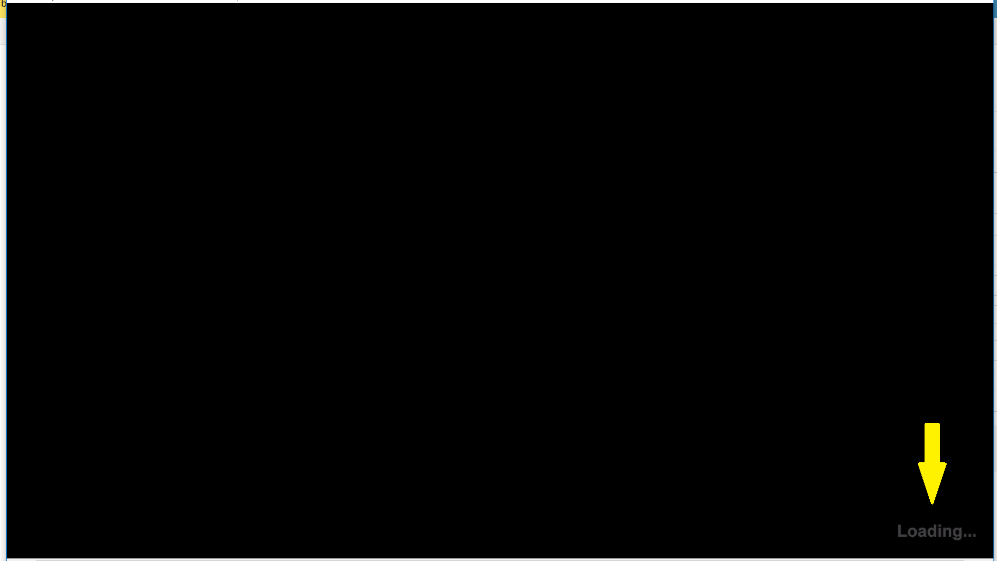 lower-right corner messages