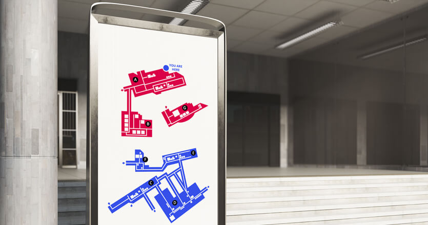 wayfinding digital signage