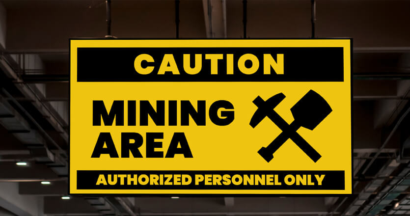 safety alert digital signage template