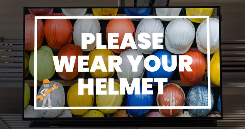 safety alert digital signage