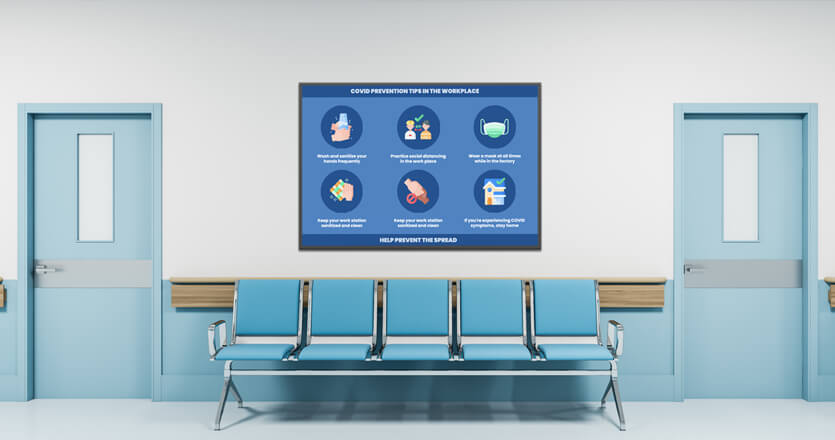 hospital digital signage