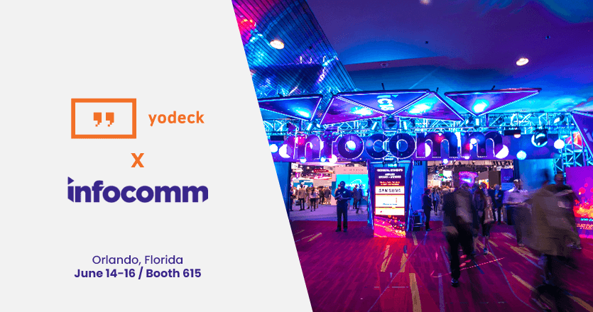 Yodeck at infocomm