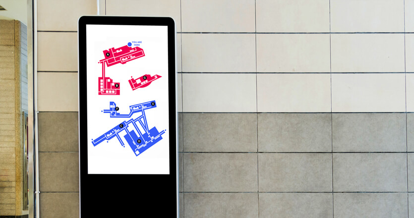 wayfinding digital signage for universities