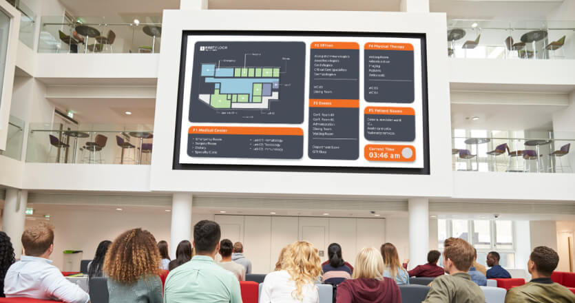University digital signage