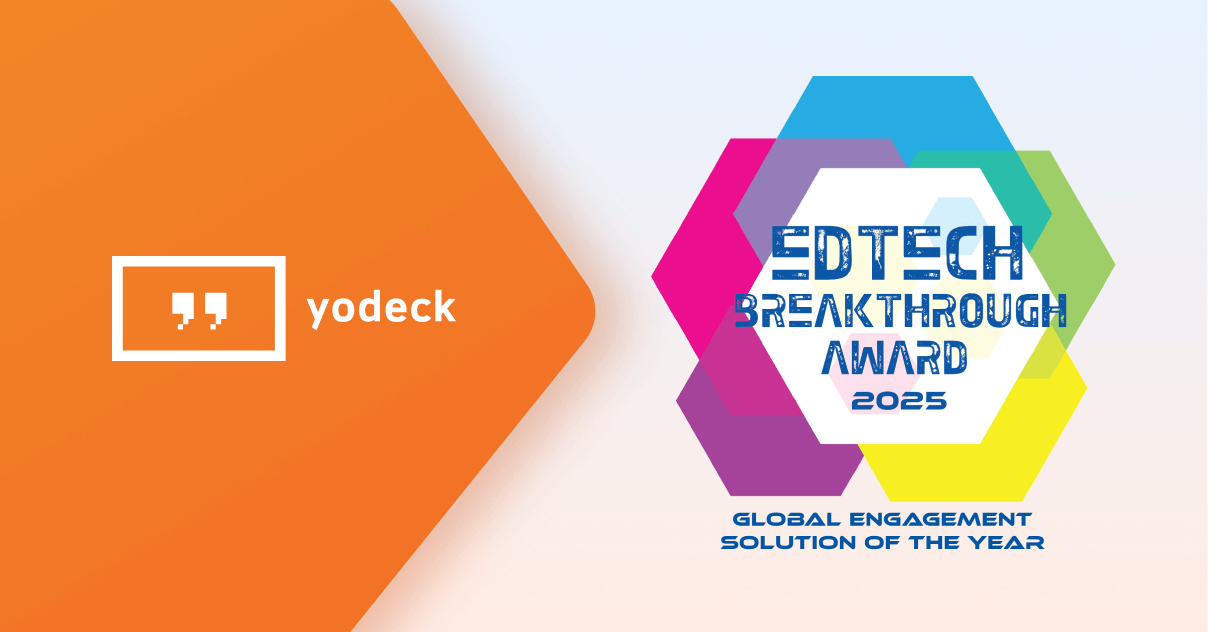 Yodeck wins the “Global Engagement Solution of the Year” award in 2025 EdTech Breakthrough Awards