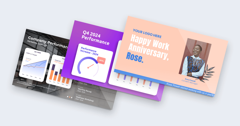 variety of internal communications employee msagging and templates